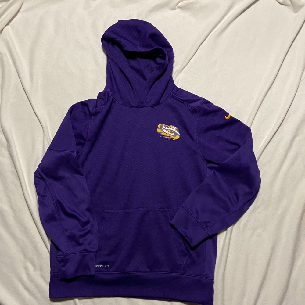 LSU NIKE THERMA-FIT HOODIE